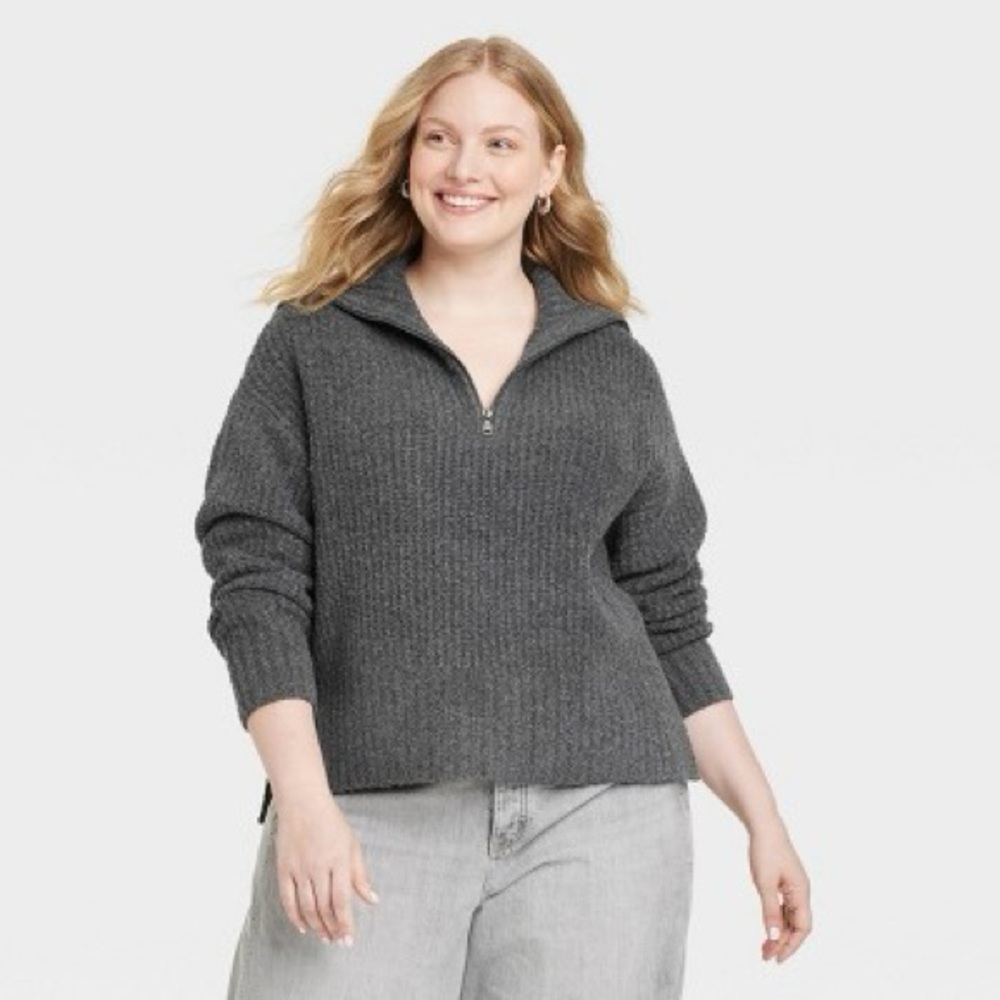 Universal Thread Gray Cowl Neck Sweater